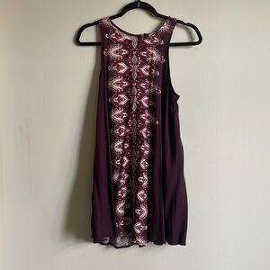 Forever 21 Mini Maroon Dress